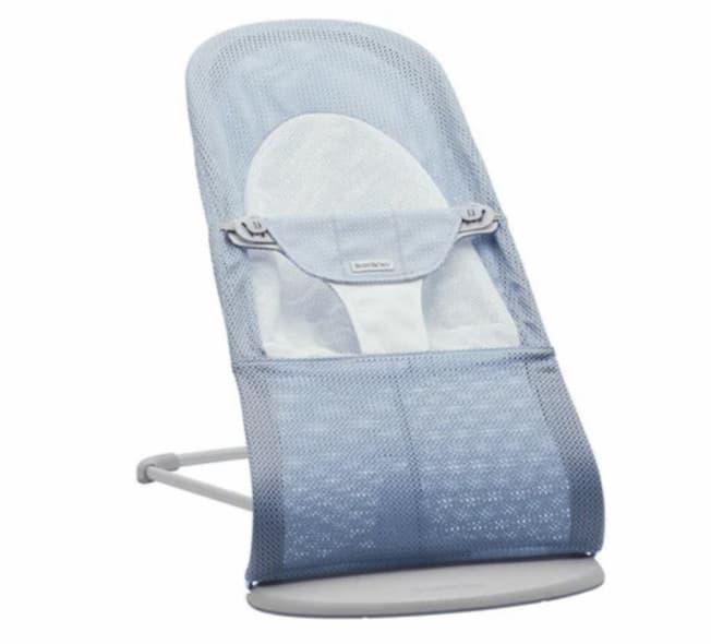 BabyBjörn Balance Soft Vippestol Mesh, Himmelblå/Hvit