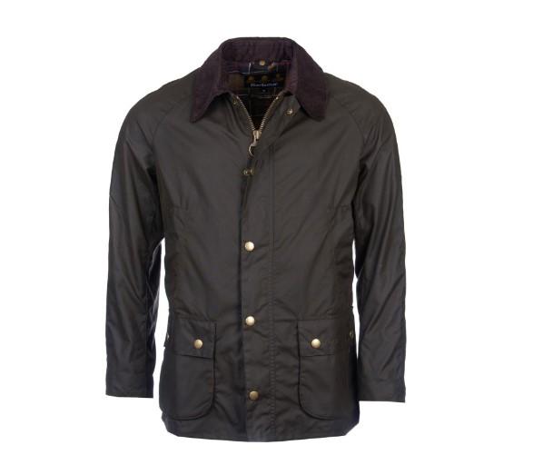 Barbour M's Ashby Wax Jacket Dark Olive