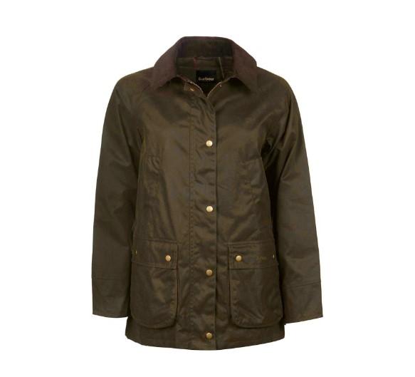 Barbour W's Acorn Wax Jacket Olive