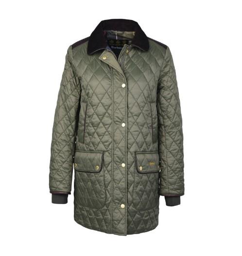 Barbour W's Kilmarie Quilt Olive/Classic