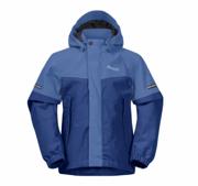 Bergans Kid's Lilletind Jacket Dark Riviera Blue/Riviera Blue