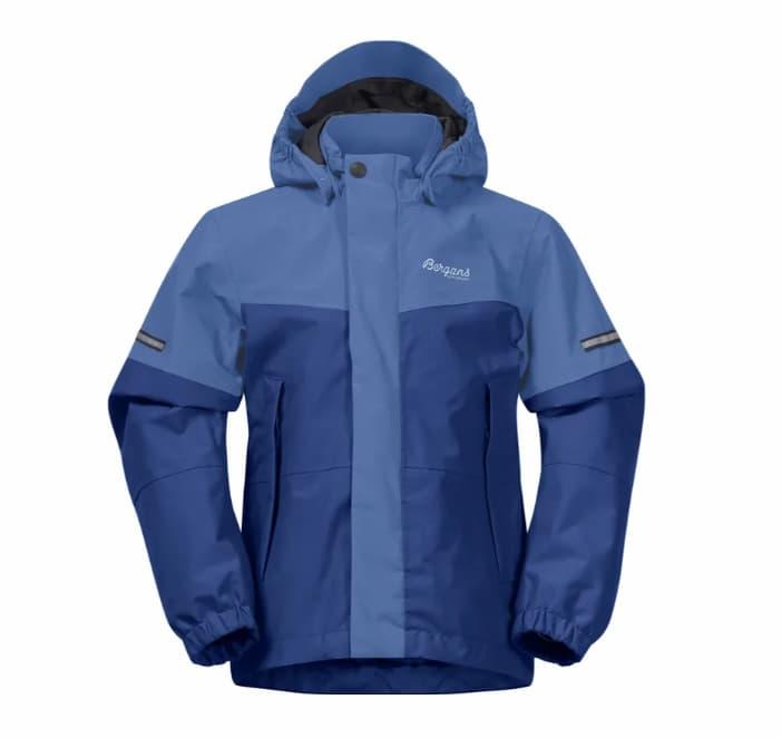 Bergans Kid's Lilletind Jacket Dark Riviera Blue/Riviera Blue