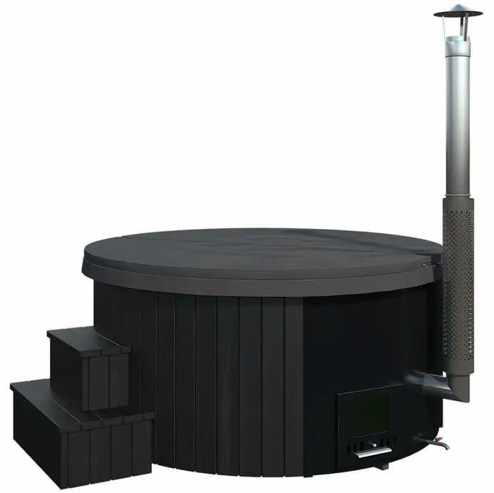 Black Edition Tub Deluxe 200 - Vedfyrt badestamp for 5 -6 personer