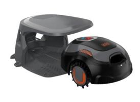 Robotgressklipper test - robotklipper på grønn plen