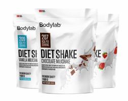 Slankepulver test - diet shake i glass