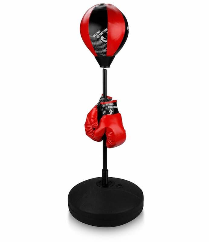 Boksesekk barn test - junior boksesett med hansker