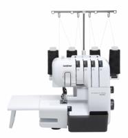 Overlock symaskin test - overlock symaskin med fire tråder og stoff