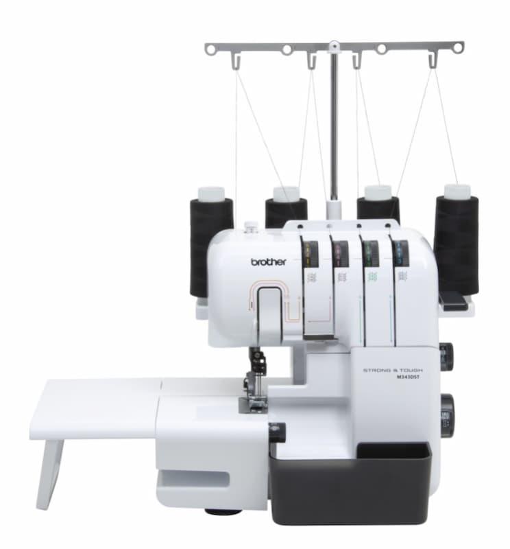 Overlock symaskin test - overlock symaskin med fire tråder og stoff