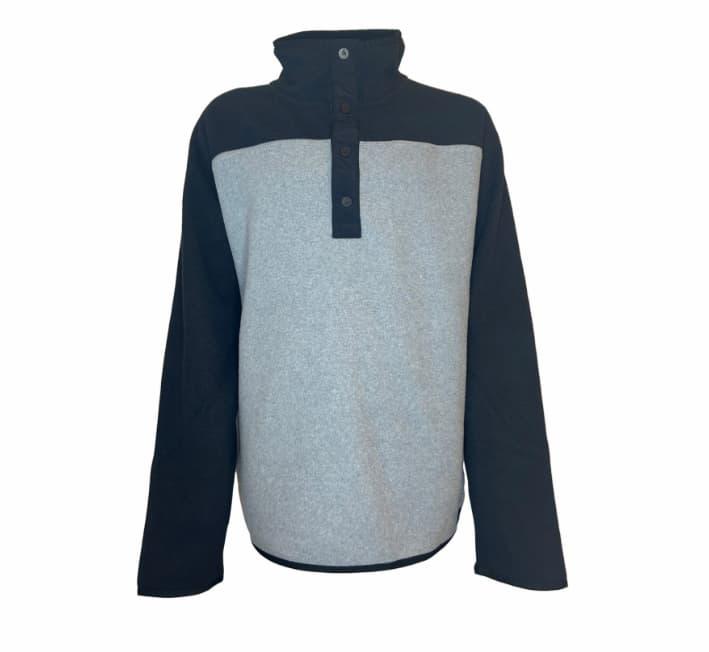 Burton Spark FullZip Fleece JR True Black/Gray Heather – Barn