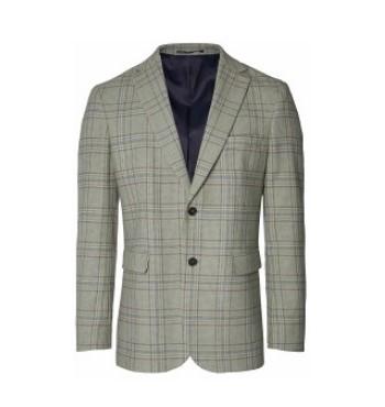 Chevalier Wiston Tweed Blazer Men Willow Green Checked