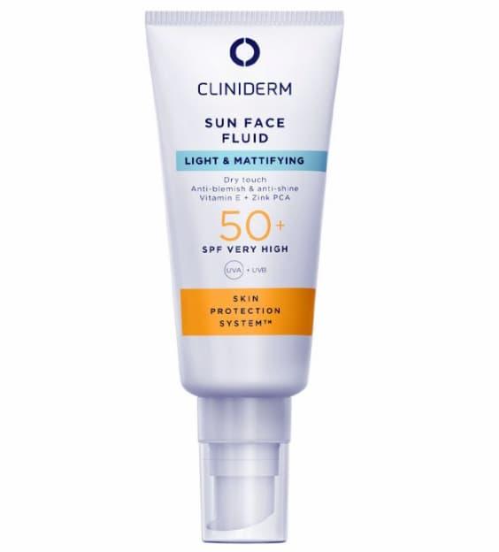 Cliniderm Sun Face Light&Mattifying SPF50+