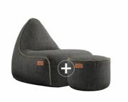 Cobana Lounge Chair & Pouf