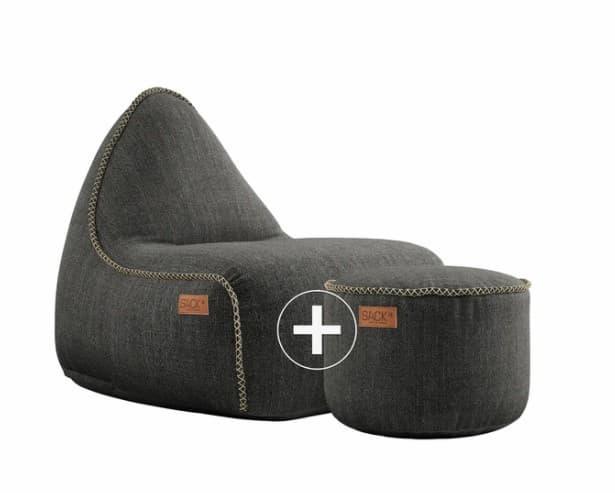 Cobana Lounge Chair & Pouf