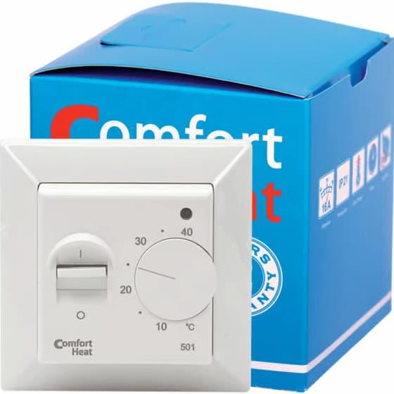 Termostat varmekabler test - digital gulvtermostat montert på vegg