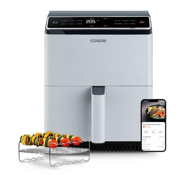 Cosori Dual Blaze Airfryer – Lysegrå