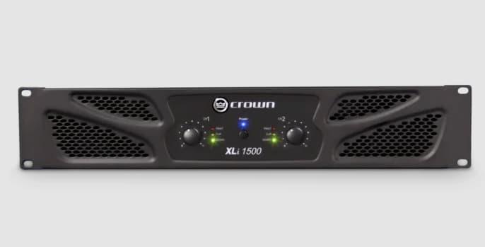 Crown XLi1500 effektforsterker (2x33W, 8 Ohm)