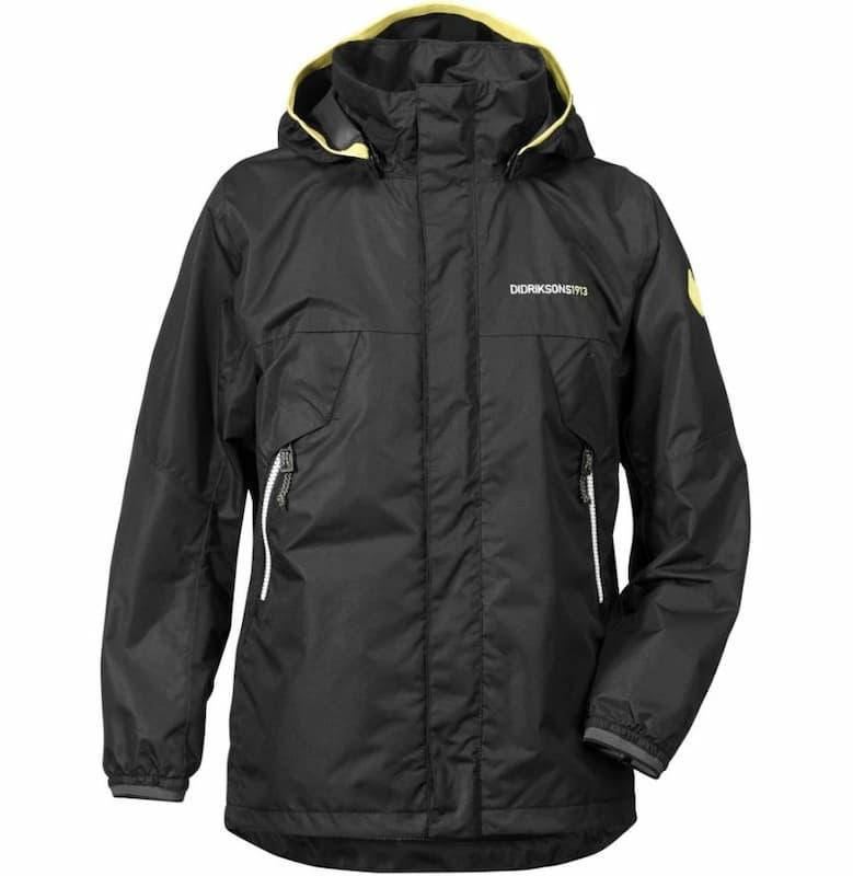 Didriksons Vivid Boy's Jacket, Junior, svart