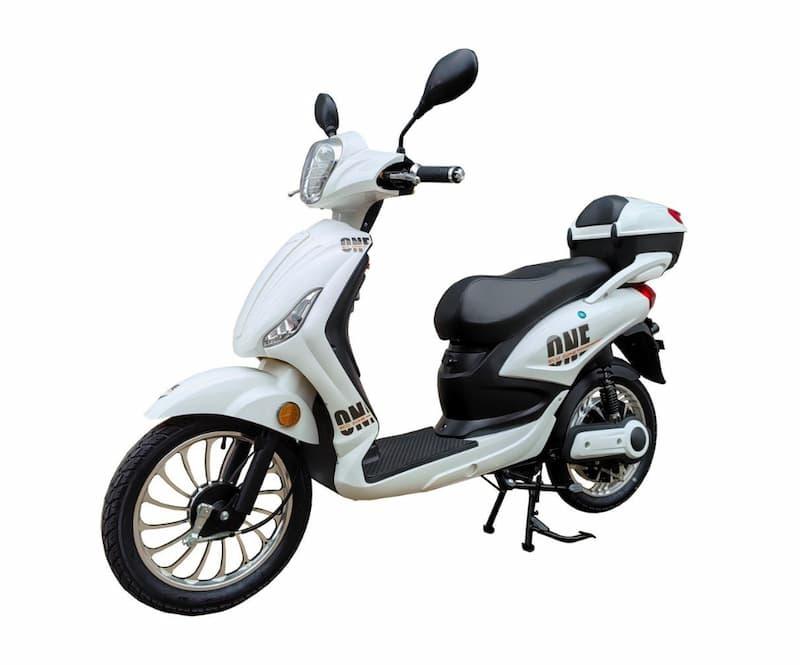 Elmoped 500W - Hvit + Lås Kjede