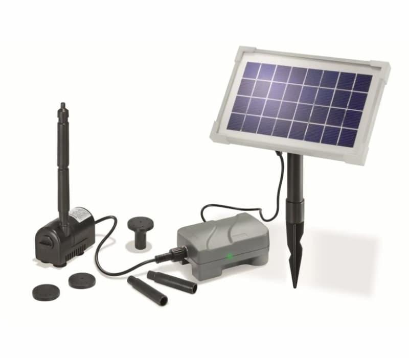Esotec Riminin Plus solcelledrevet pumpesystem med oppladbart batteri