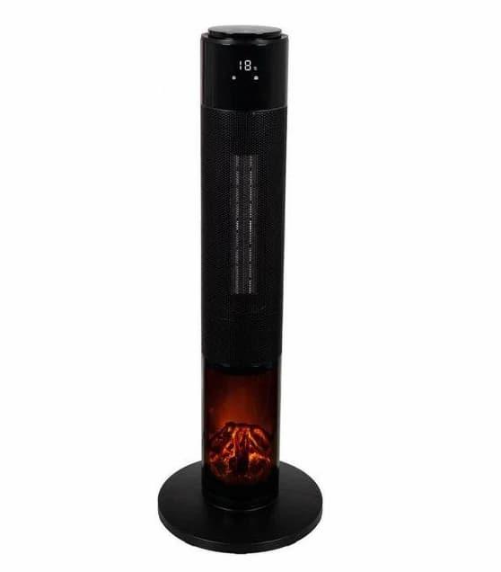 Varmevifte test - keramisk varmevifte i moderne stueinteriør