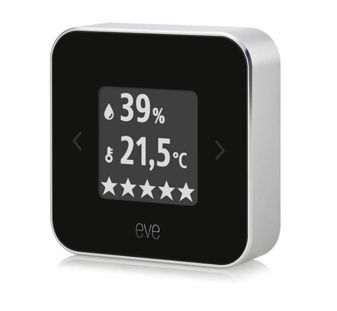 Eve Room – Innendørs luftkvalitetsmonitor for Apple HomeKit