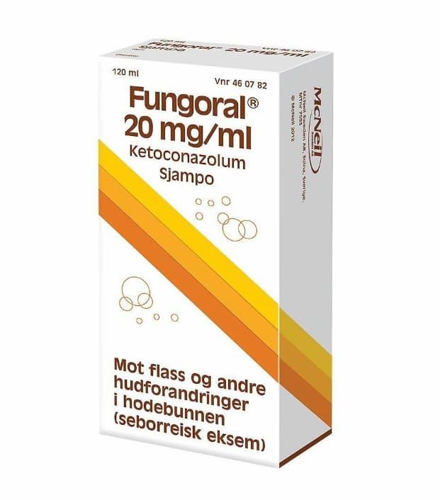 Fungoral sjampo 20 mg / ml, 120 ml