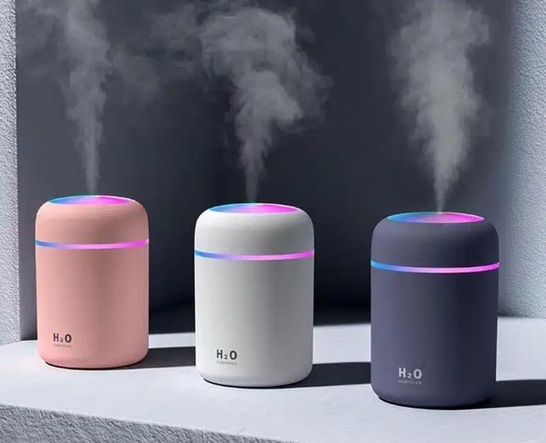 H2o Luftfukter /Humidifier m.LED-lys