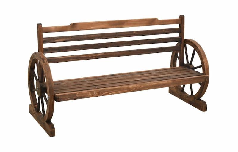 Hagebenk 142 cm heltre, gran