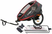 Hamax Outback One inkl. Skisett Red/Charcoal