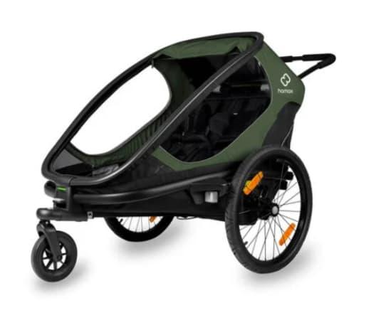 Hamax Outback Sykkelvogn, Green/Black