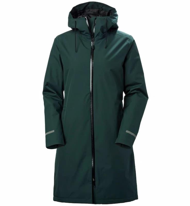 Helly Hansen Aspire Regnkåpe, Dame, Darkest Spruce