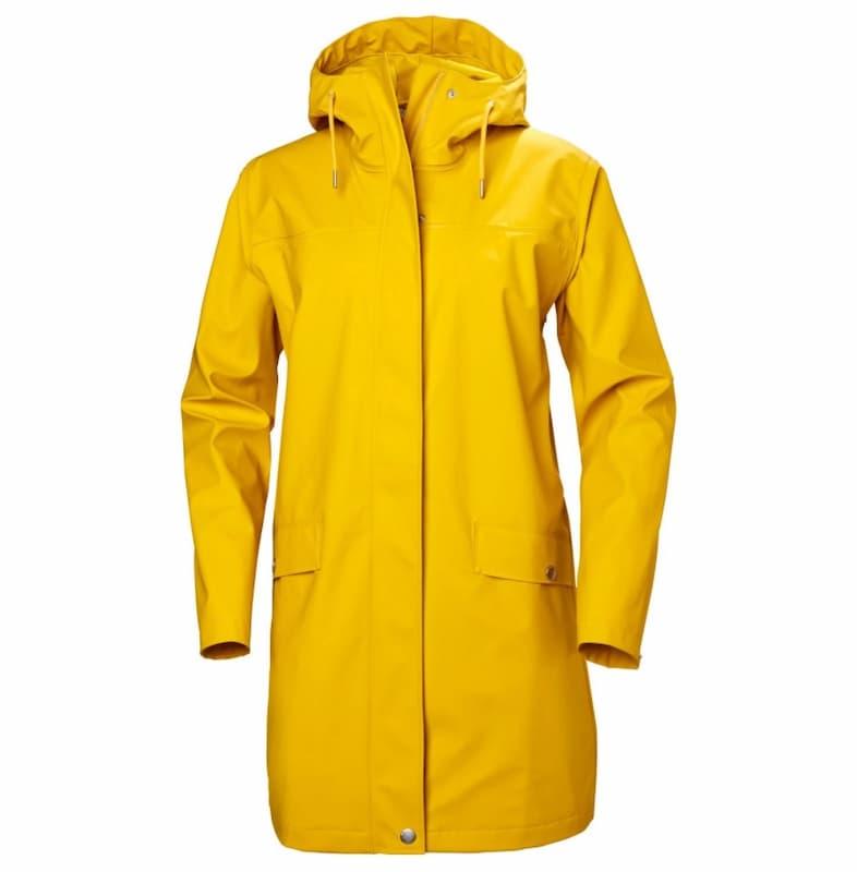 Helly Hansen regnjakke test - dame i HH regnjakke i regn