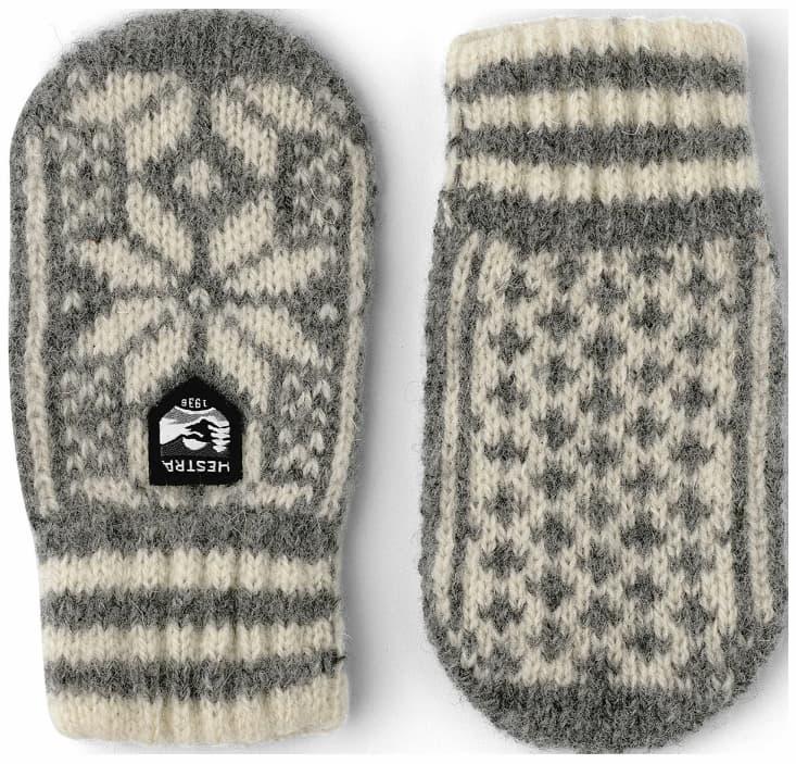Hestra Kid´s Nordic Votter, Grå/Offwhite