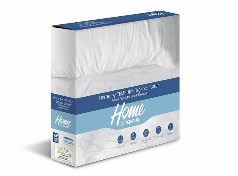 Home by Tempur 2 in 1 putebeskytter og putetrekk - økologisk bomull
