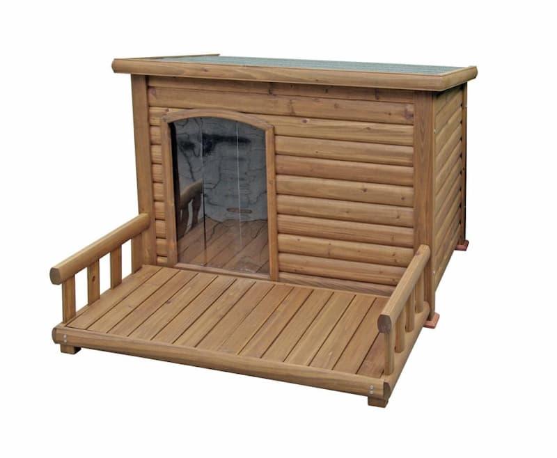Hundehus med terrasse