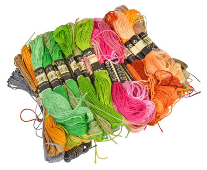 Infinity Hearts Broderigarn - BroderitrÄd 100 Ass. farger