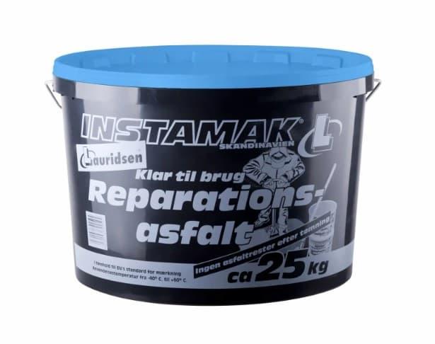 Instamak reparasjonsasfalt 25 kg, 0-11 mm, blå