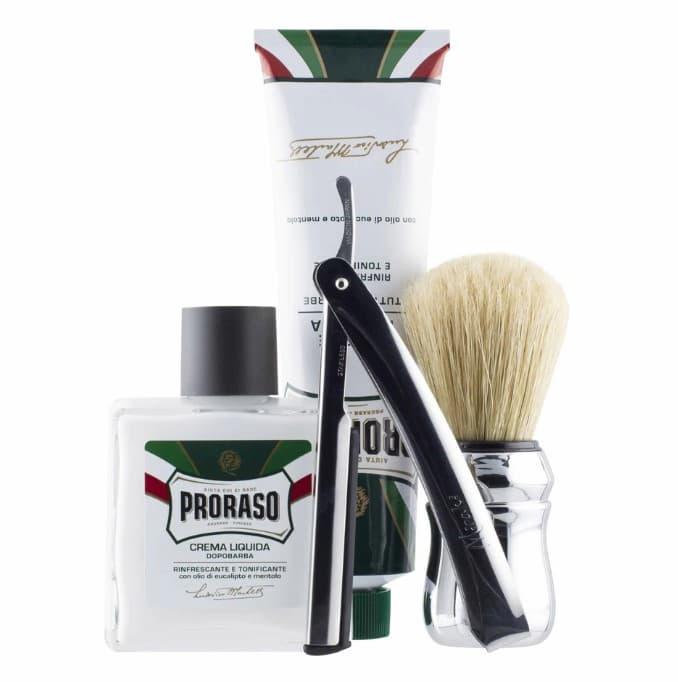 Introsett til tradisjonell barbering med kniv – fra Barbershop.no