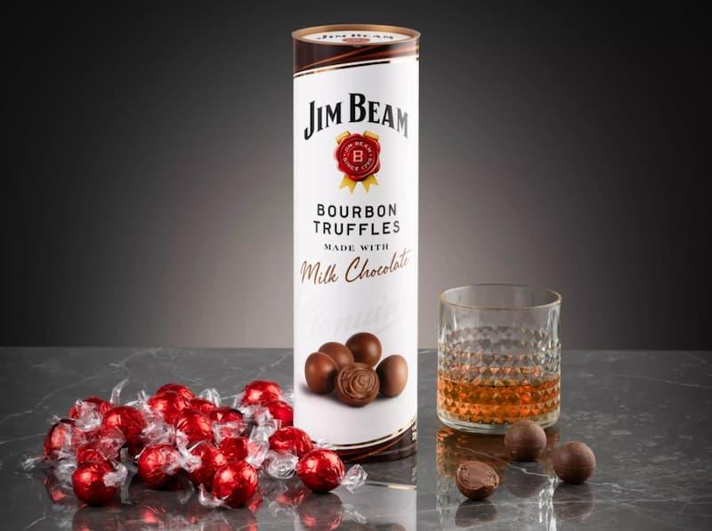 Jim Beam-trøfler i rør