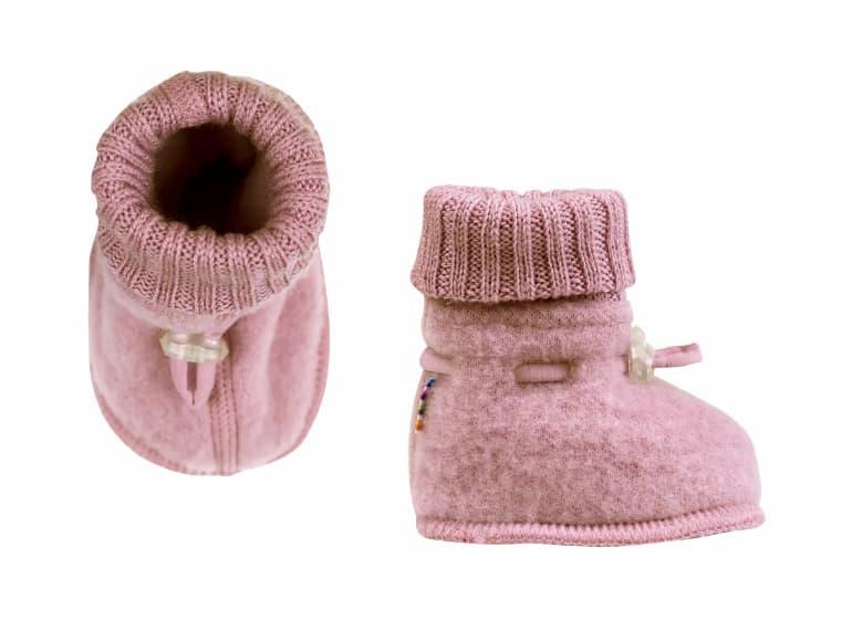 Joha Soft Ull Sleeping Booties Old Rose