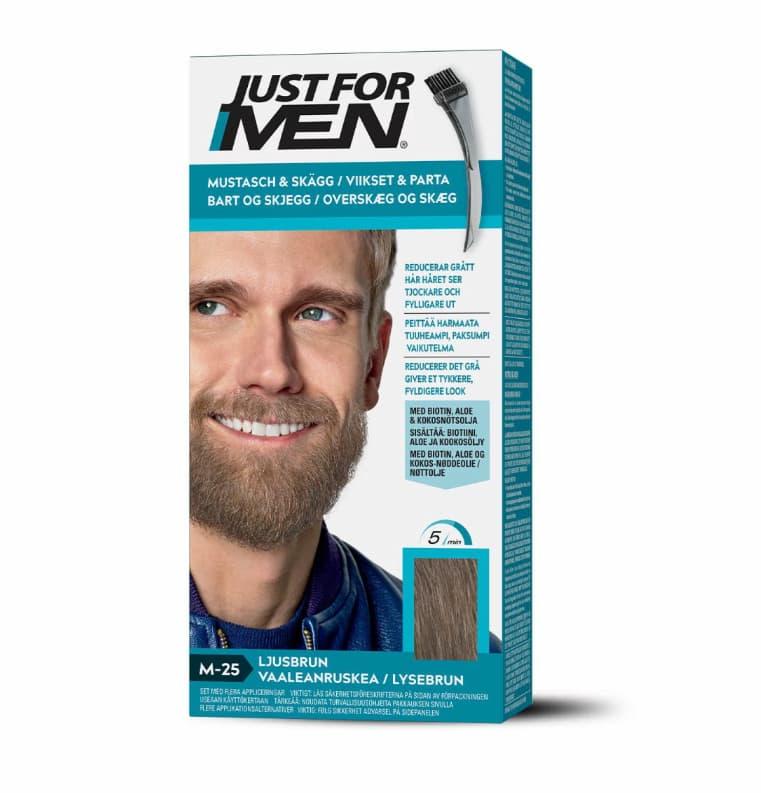 Just For Men Skjegg-og Kinnskjeggfarge – Lysebrun