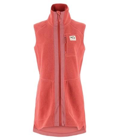 Kari Traa Women's Sanne Pile Vest Long Cedar