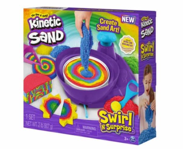 Kinetic Sand Swirl N´Surprise Kinetisk Sand