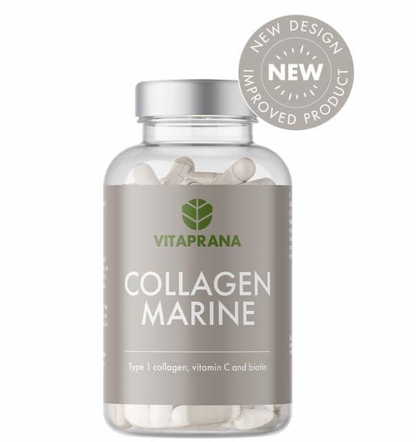 Kollagen Marine, 100 kapsler, Vitaprana