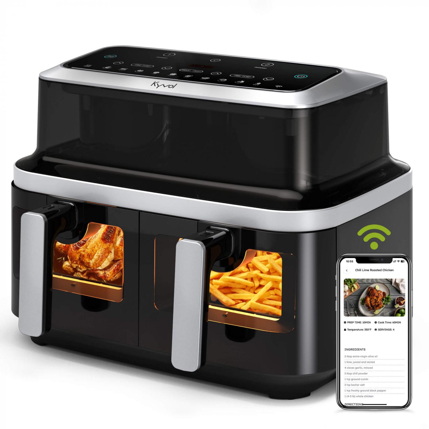 Kyvol Dual Basket Airfryer 9L produktbilde