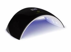 UV-lampe negler test - UV LED-lampe med hånd som herder gellakk