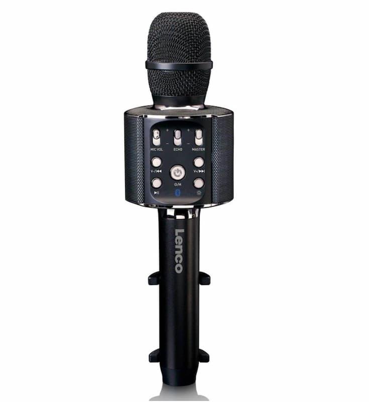Lenco BT Mic. And speaker with lights, black