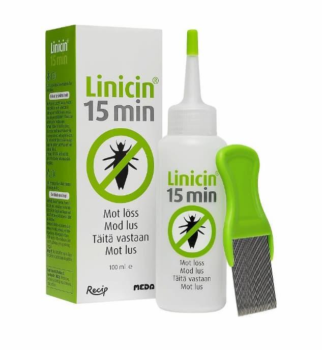 Linicin 15 min Solution mot lus, 100 ml
