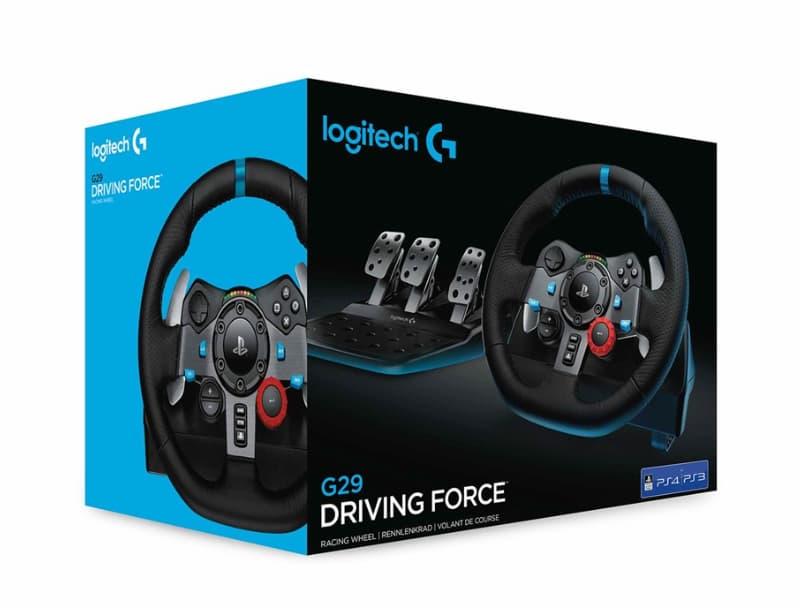 Logitech G29 Driving Force Racing Wheel (PS5 /PS4 /PS3 /PC) – Steering wheel & Pedal set