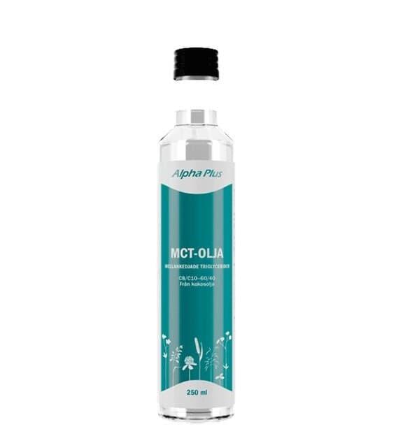 MCT-olje, 250 ml. Fra Alpha Plus